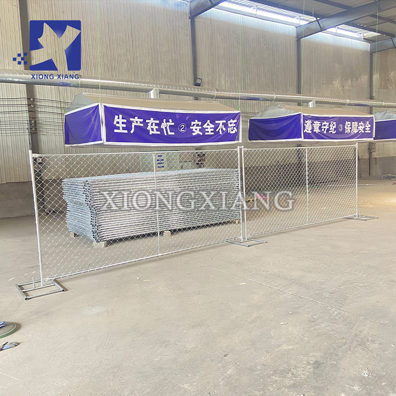 Customized PVC Coated Galvanized Free Standing Event Temporary Chain Link Fence