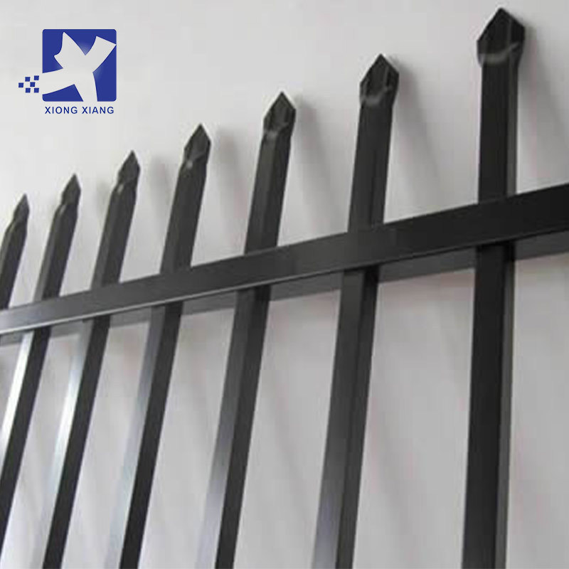 Cheap Modern Metal fence galvanized Picket Wrought Iron Fence Panels Metal Fence