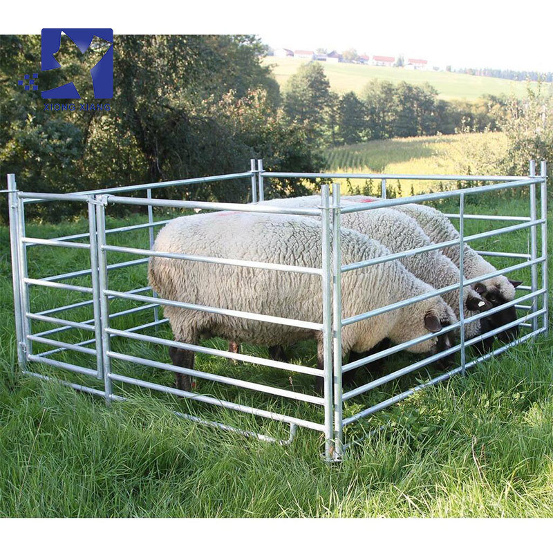 Most Used Hot Dipped Galvanized Steel Farm Livestock Portable Metal Fence Sheep Yard Corral Sheep Panels