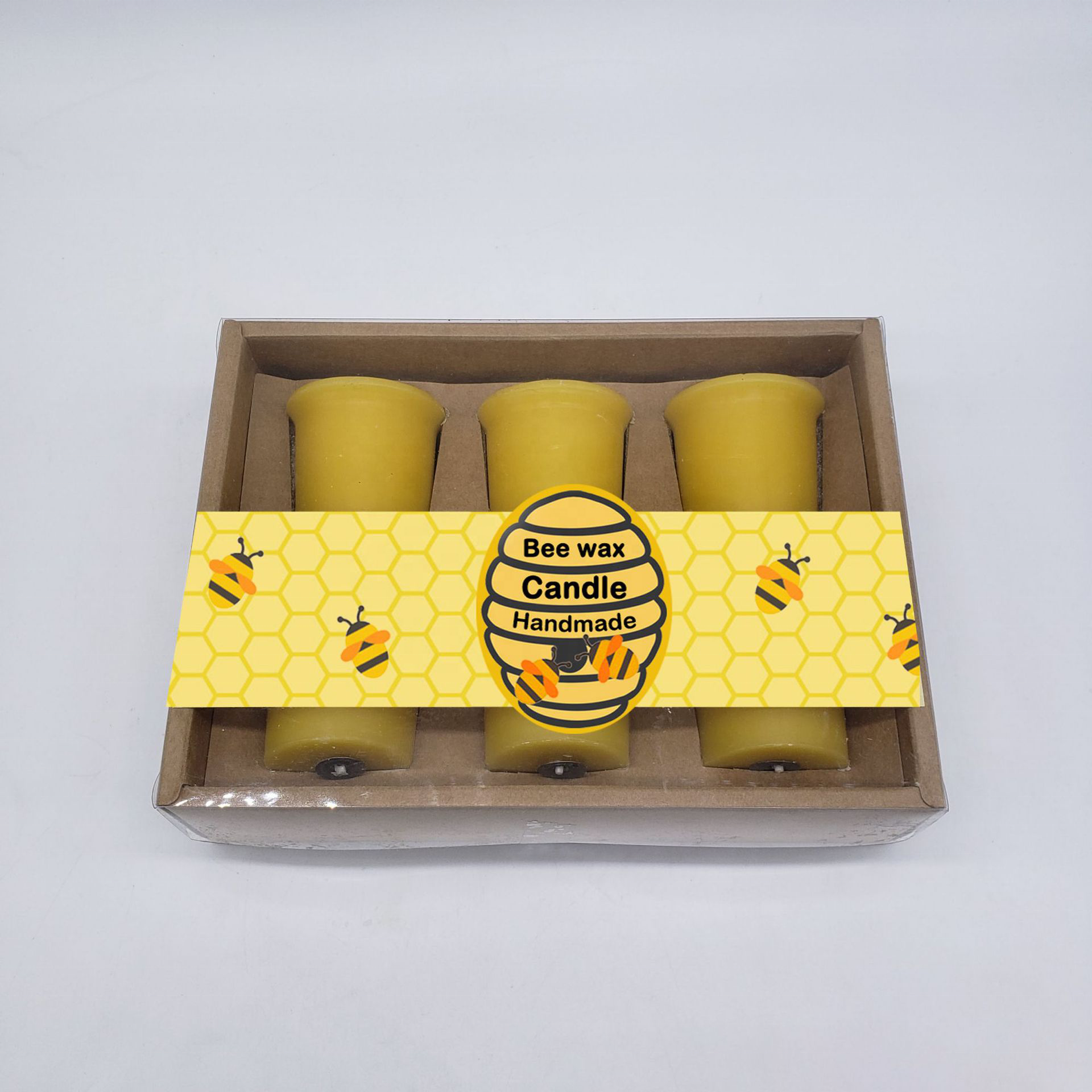 8 hour burn time 100% pure handmade raw beeswax tealight candles