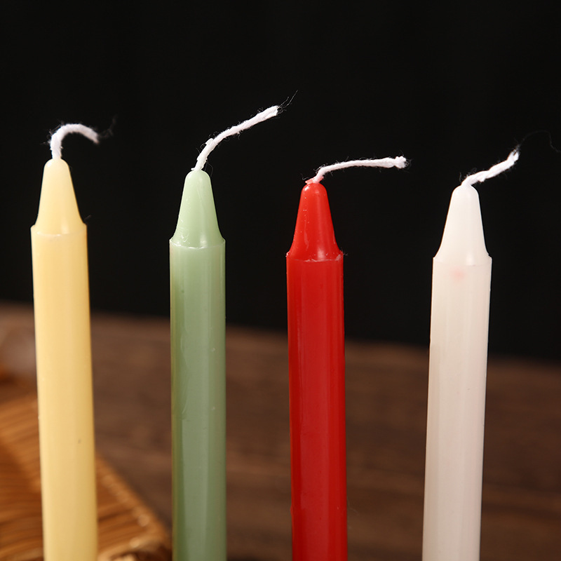 Custom Unscented Candlestick Colorful Spell Candles Magic Witchcrafts Candles Set Hanukkah Party Decor