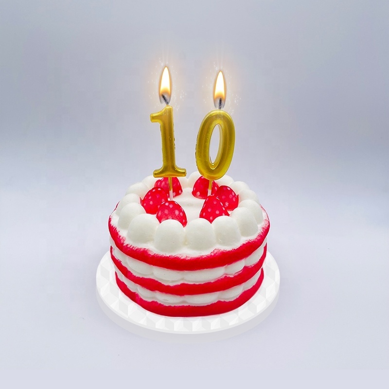 Manufacturer Wholesale Party Flameless Birthday Cake Number Candle