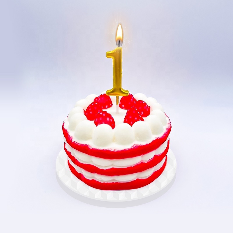 Manufacturer Wholesale Party Flameless Birthday Cake Number Candle