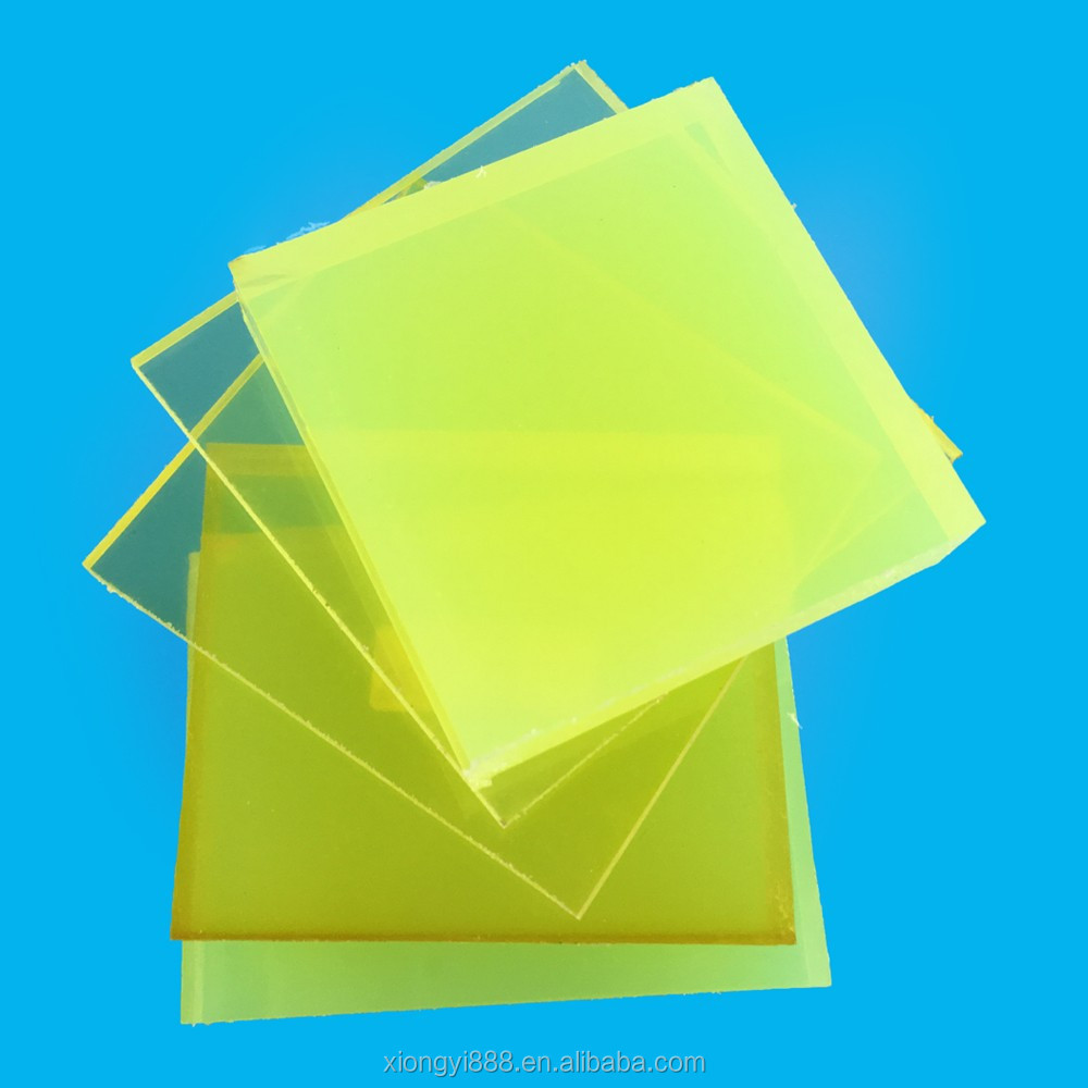 Pu Foam Sheet Yellow and Colored Polyurethane