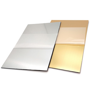 Factory Direct Sale Brushed Silver / Brushed Gold / Brushed Rose Gold Two-color Butadiene ABS Sheet