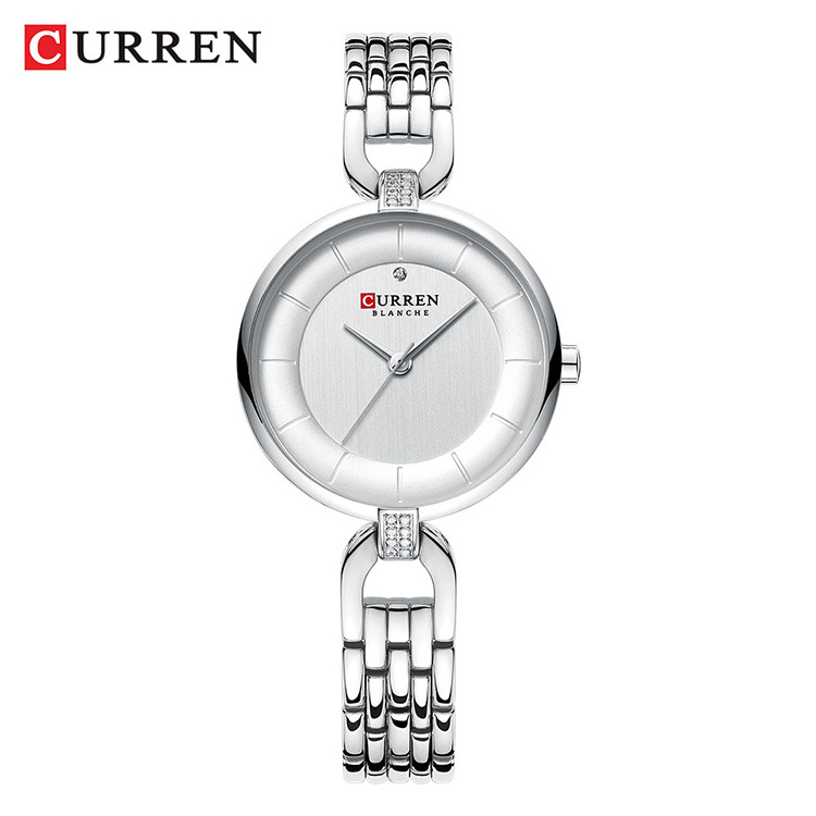 CURREN 9052 Women Japan Quartz Movement Watch Casual Stainless Steel Band  Wrist Watch Ladies Fashion Watches