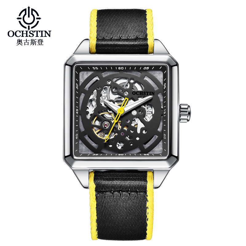 Ochstin 62003 Chinese Brand Mechanical Watches Waterproof Square Analog Automatic Watch Men