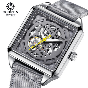 Ochstin 62003 Chinese Brand Mechanical Watches Waterproof Square Analog Automatic Watch Men