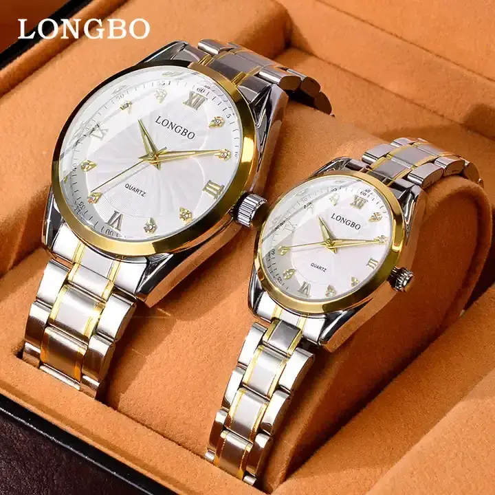 Longbo 83378 Make Your Own Watch Brand Men Stainless Steel Fashion Business Luxury Quartz Watch Couple Watch For Man And Women