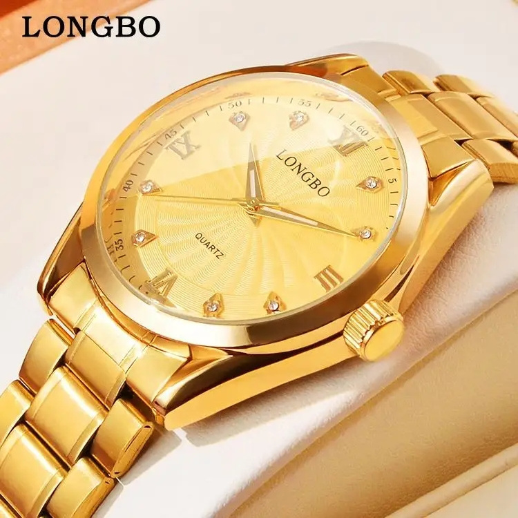 Longbo 83378 Men's Designer Watches Famous Brands Women,Suppliers Watches Wholesale Bulk,Couples Watch Set