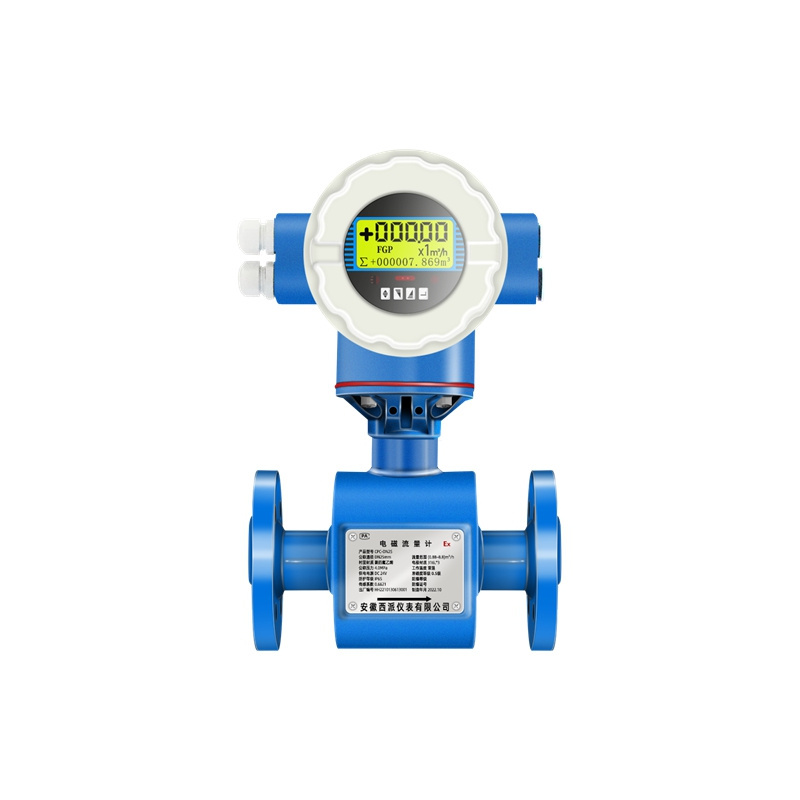 DN10/DN65/DN80/DN100 one-piece split type electromagnetic flow meter is used for pipe sewage