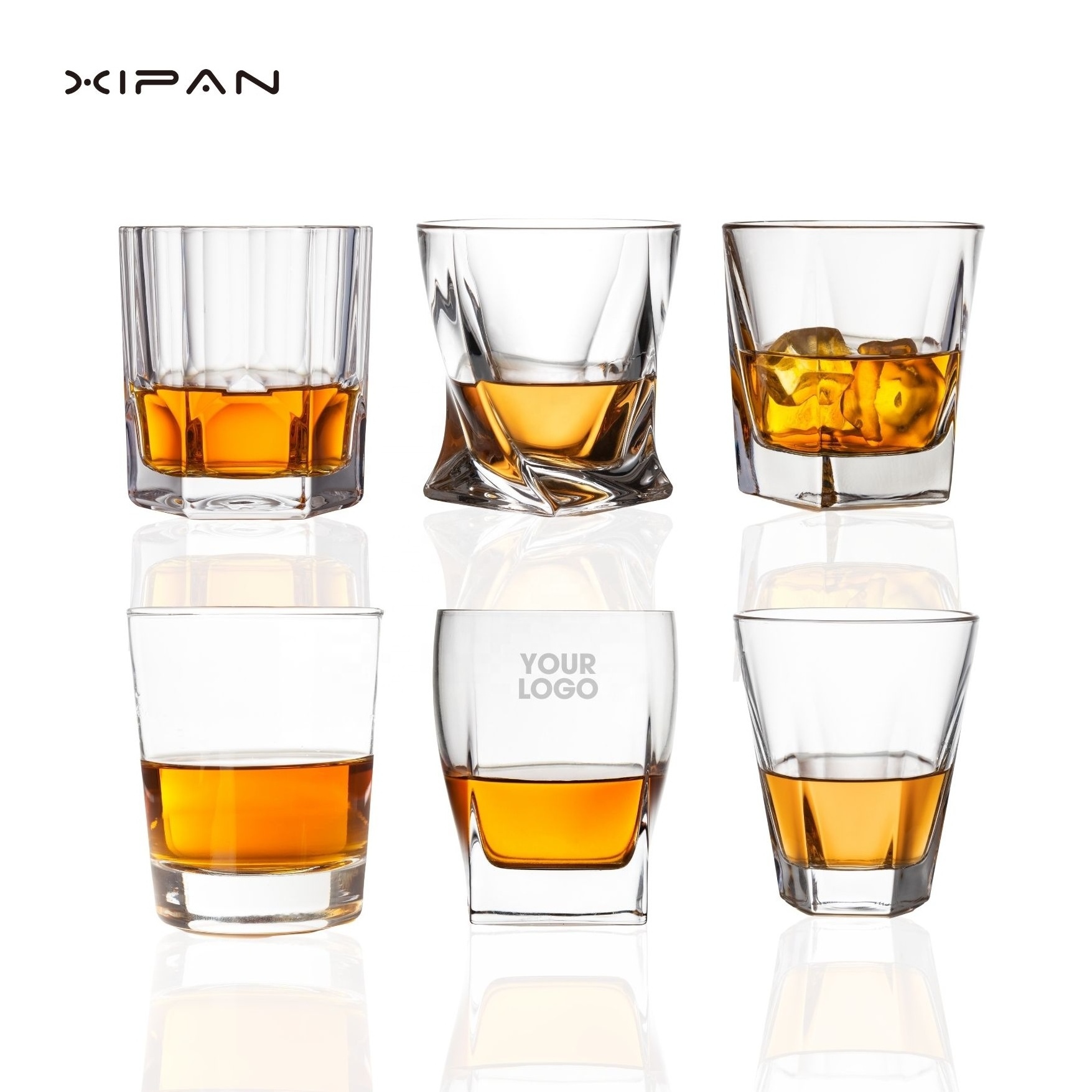 Stocked Handmade Crystal Whiskey Glass Clear Whiskey Glasses Rocks Glass With Competitive Price