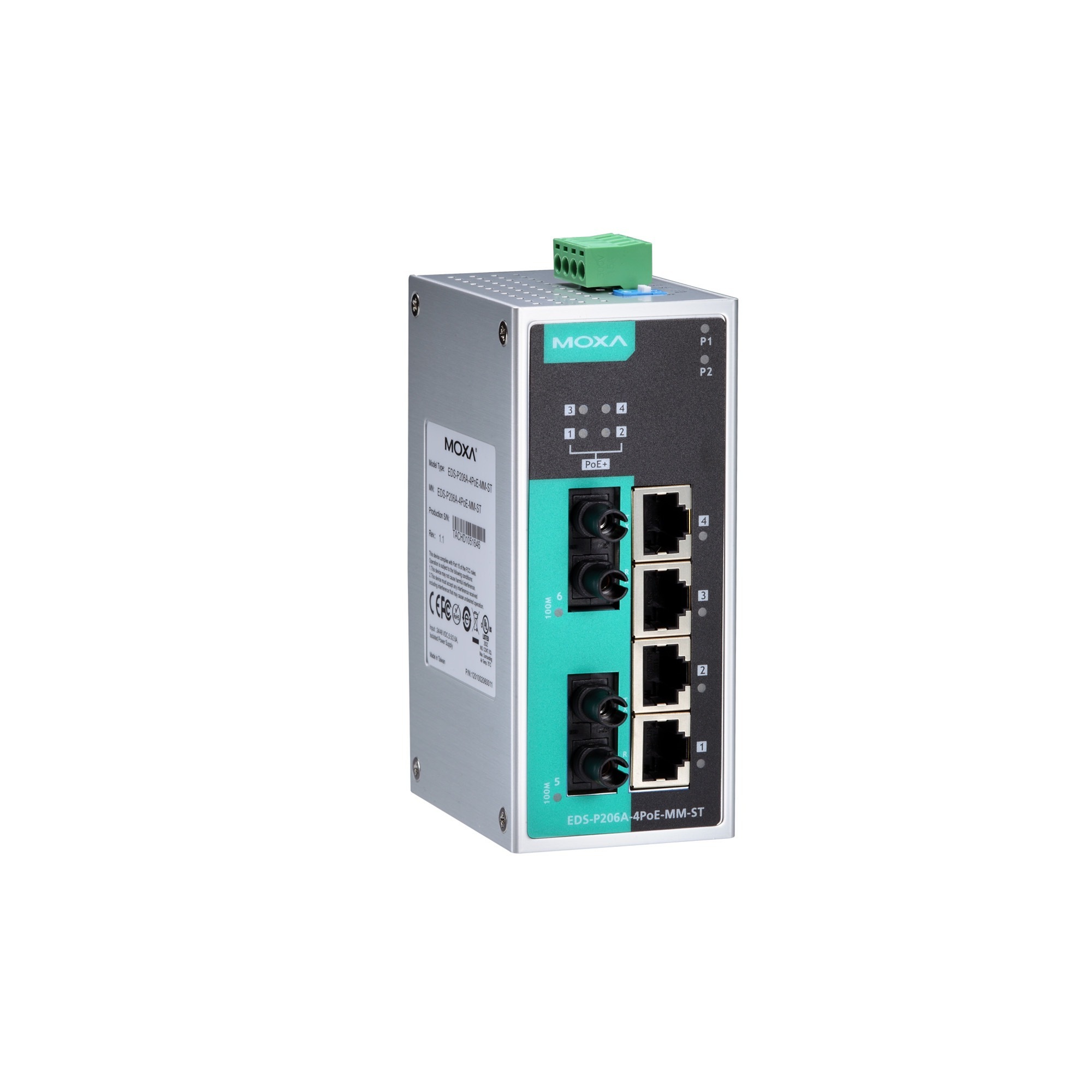 MOXA EDS-205A-S-SC Beginner level Unmanaged Industrial Ethernet Switch Original Moxa