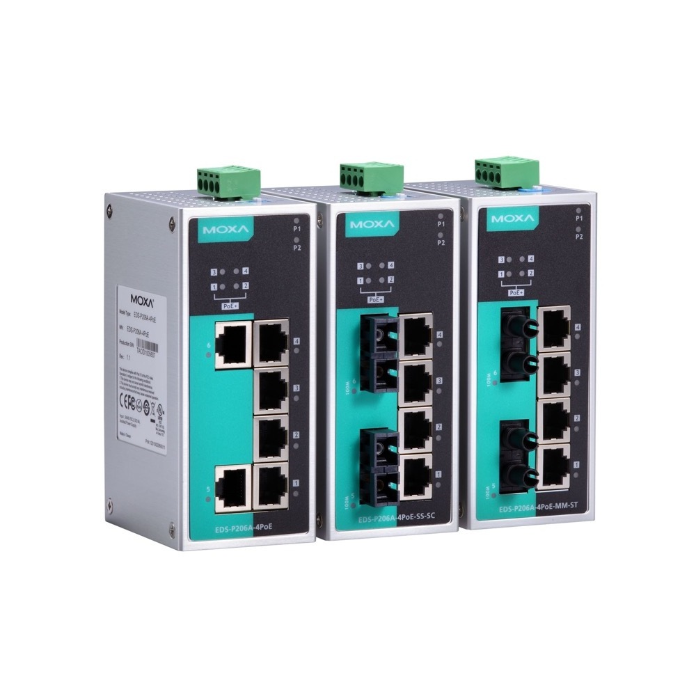 MOXA EDS-205A-S-SC Beginner level Unmanaged Industrial Ethernet Switch Original Moxa