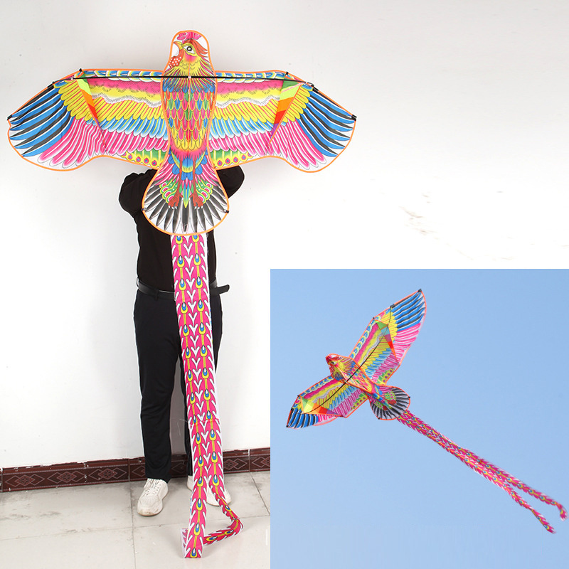 Factory direct deal easy flying custom printed big long tail delta kite for sale