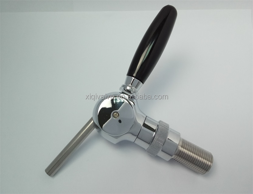 XIQI beer dispenser longer shank ball type beer tap, beverage faucet (G5/8