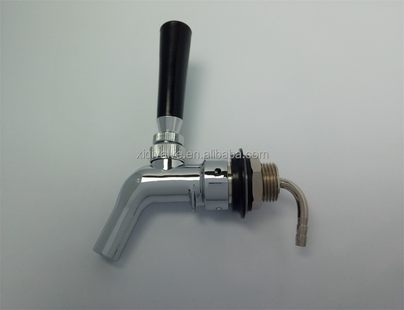 XIQI Forward Seal Tap,35mm shank,Perlickle Draft Beer dispenser Faucet - brass crhome Beer Tap Perl sty