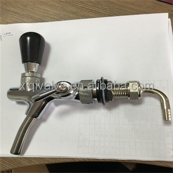 Taizhou China hot selling bar beer dispensing tap beer faucet flow control with compensator G5/8''