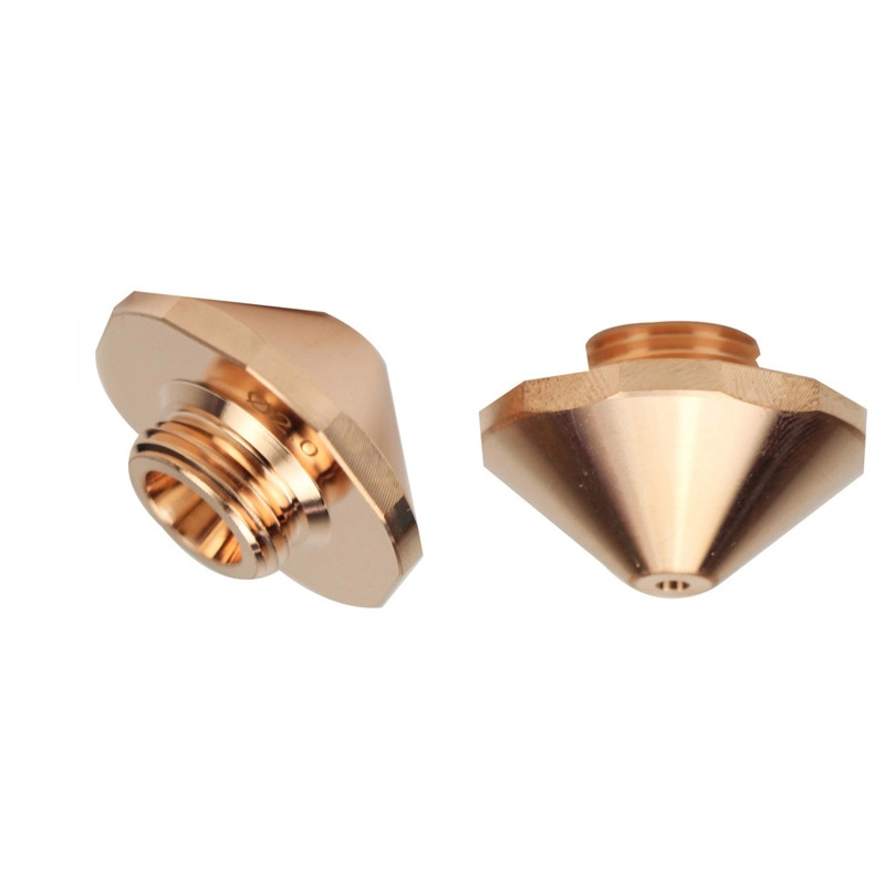 D28 D32 mm copper laser cutting parts laser nozzle for fiber laser cutting machine