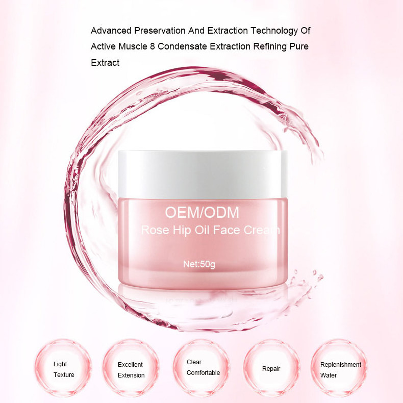 Anti Aging Rose Aqua Beauty Cream Organic Skin Whitening Face Cream Rose Cream for Acne