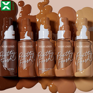 Custom Full Coverage Matte Makeup Foundation Waterproof HD Private Label Foundation For Black Women