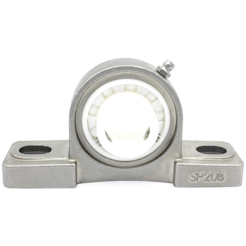 Pillow Block+ zirconia ceramic bearing UCP205 diameter 25 mm Ceramic Heat Resistant Pillow Block Bearing 25x140x70mm