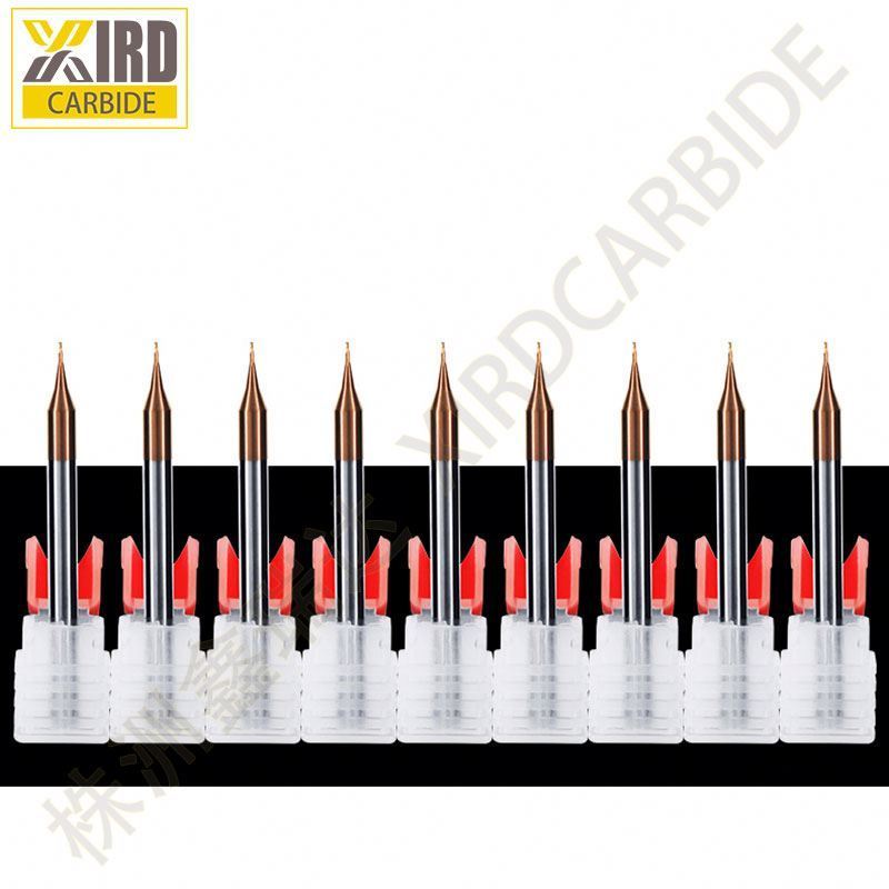 0.1~0.8mm micro diameter square end mills