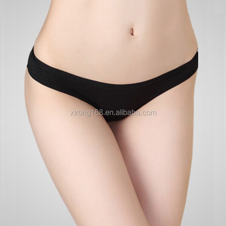 Hot Sale Sexy Women Underwear High Quality Cheap Price Solid Color Low Rise Cotton Panties Mature Bandage Thongs for Girls