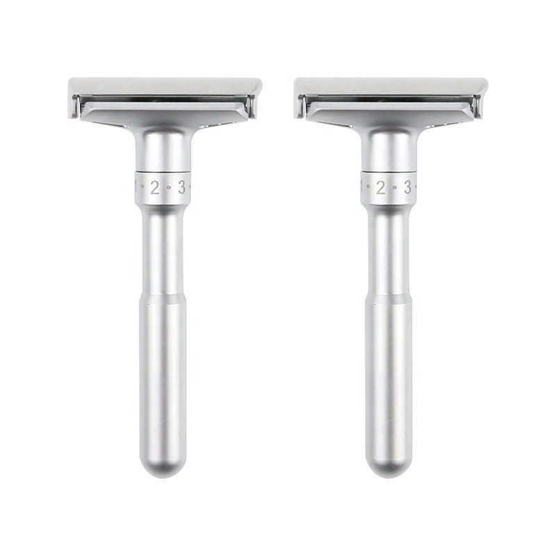 High Quality Mens Straight Metal Stainless Steel Classic Double Edge Shaving Safety Razor For Face