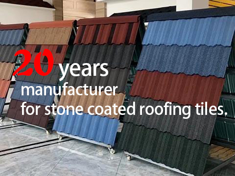 Ultrathin Color Stone Coated Metal Roof Tile Galvanized Steel Coated Tile High-performance Stone Coated Steel Roofing Roof Tile