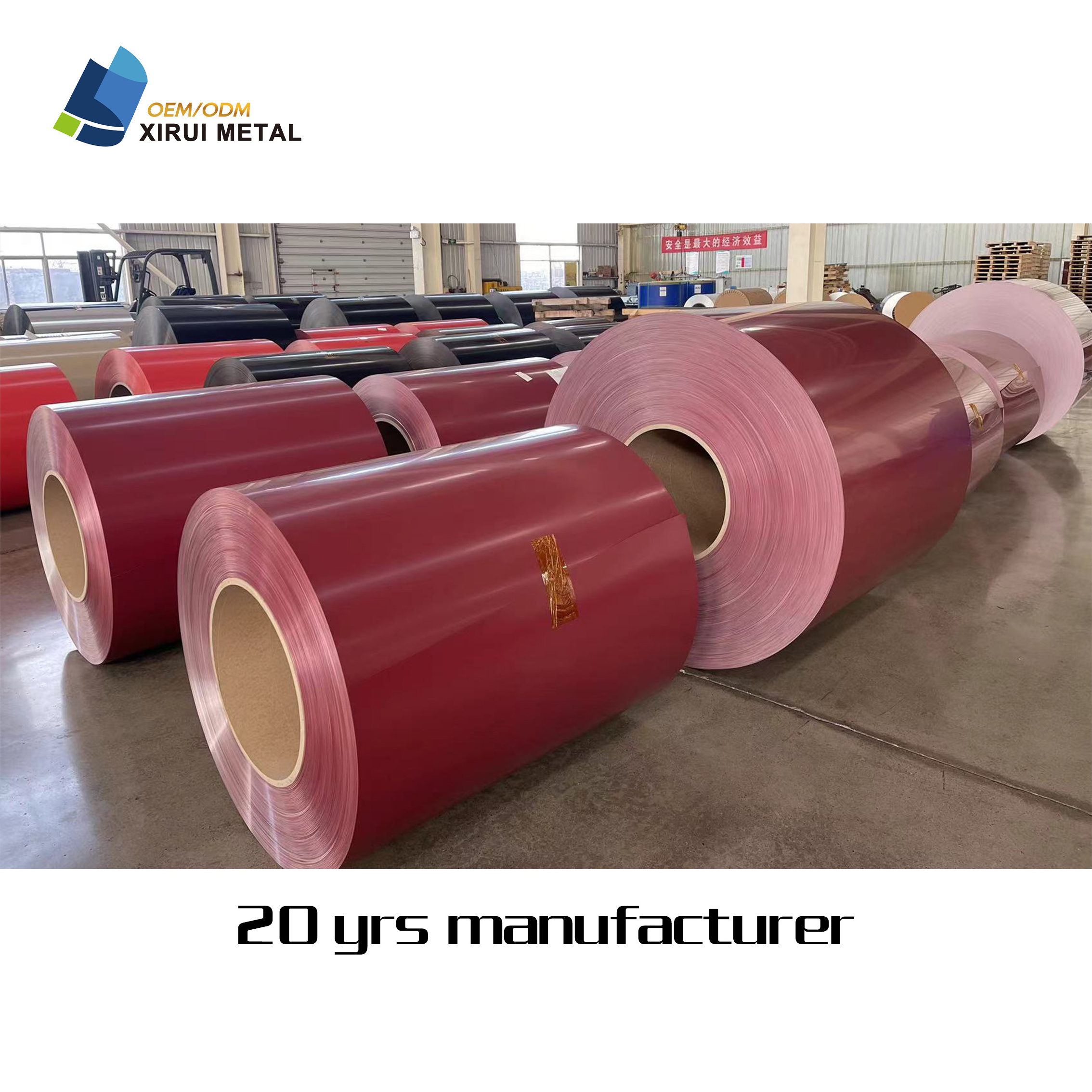 Manufacturer Aluminum Gold Sheets Aluminum Coil 1050 1100 3003 Color Coated  Painted Color Coated Aluminum Strip Sheet Coil