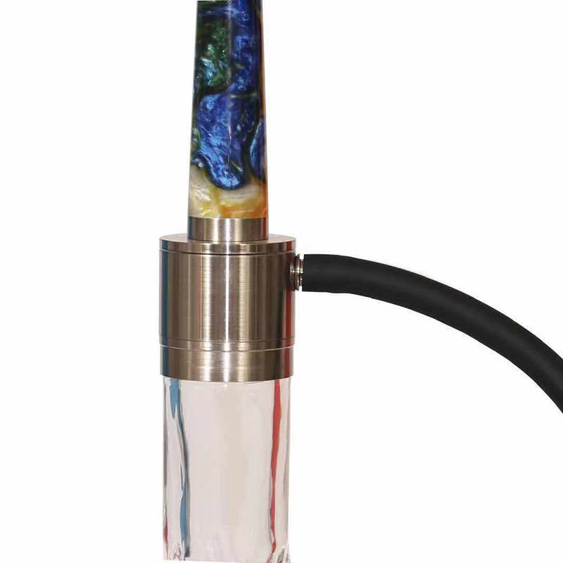 Custom Large Size One Hose Pipe Portable Hookah Aluminium Alloy Hubbly Bubbly Babylon Hookah Set