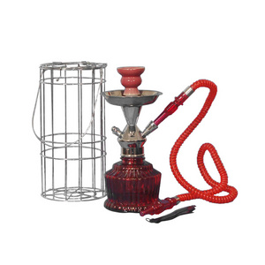 China Factory Wholesale Multicolor Square Base Tumblers Hookah Portable Unity Mini Small Sheesha Hookah