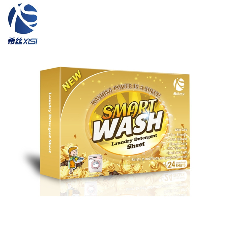 Best quality grade concentrated paper soap super condensed laundry detergent sheets