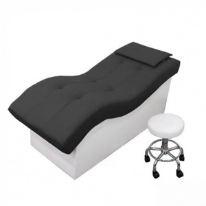 Factory customize eyelash extension massage table mat spa beauty salon curved lash bed memory foam topper and lash bed