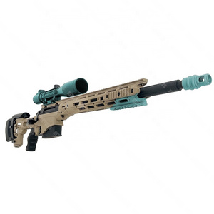 MSR  Manual Sniper Rifle Blaster Toy Gun 7MM Ammos Burst Gun  Splatter Launcher Shooting Fighting Adult Toy Guns Rifle