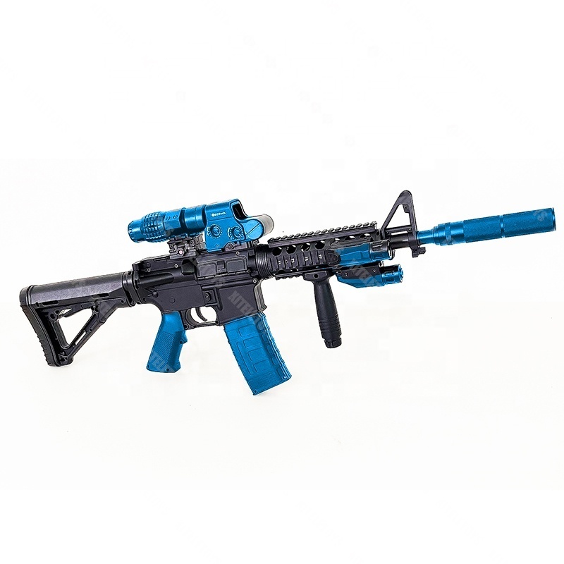 Electric TOY GUN JM M4A1 metal gear 7MM GEL Ammos AUTO Shooting Blaster Balls Splatter Launcher Fighting Game Adult Rifles Toy