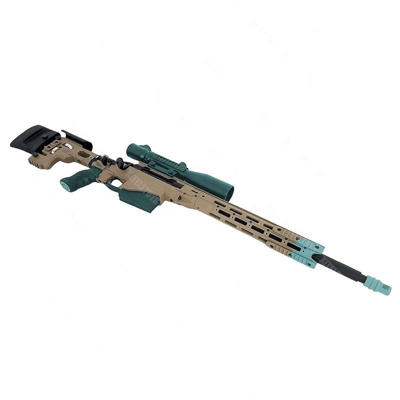 MSR  Manual Sniper Rifle Blaster Toy Gun 7MM Ammos Burst Gun  Splatter Launcher Shooting Fighting Adult Toy Guns Rifle