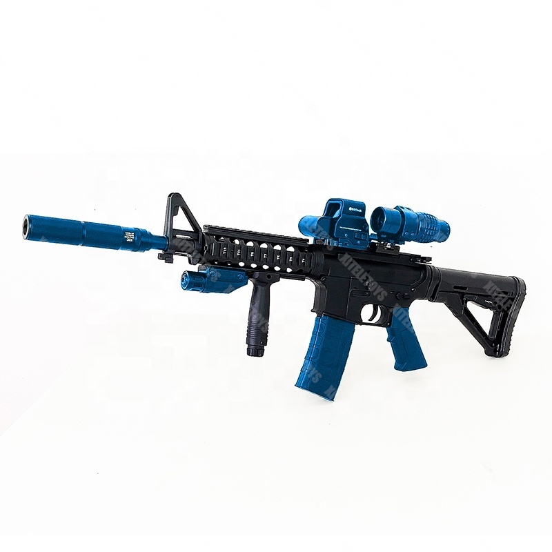 Electric TOY GUN JM M4A1 metal gear 7MM GEL Ammos AUTO Shooting Blaster Balls Splatter Launcher Fighting Game Adult Rifles Toy