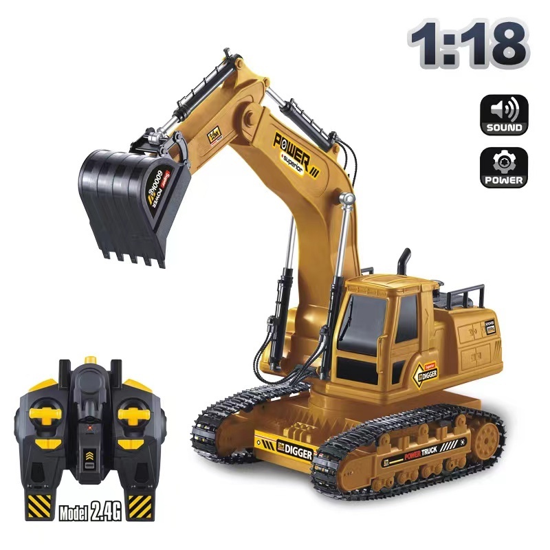 1:50 Simulation construction Truck RC Alloy navvy vehicle model remote control Die-Cast car Excavator Bulldozer