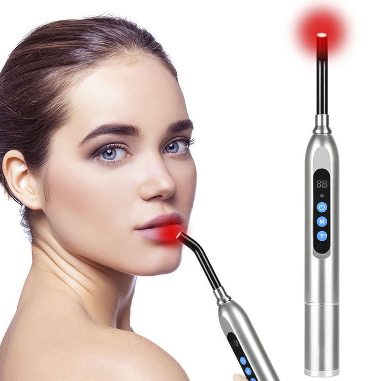 Home Use Beauty Equipment Red Light Therapy Pen Held 660nm 850nm For 