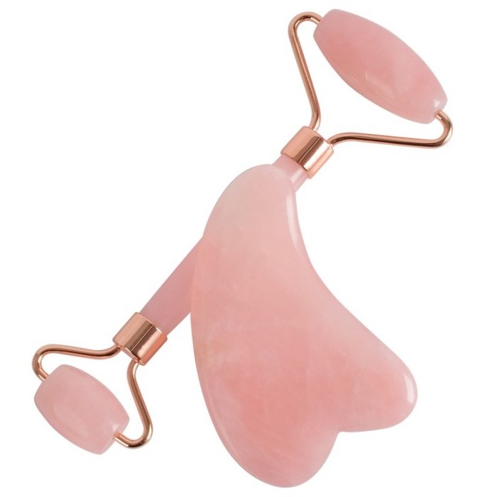 Factory hot selling Gua Sha Scraping Massager Tool rose quartz jade roller for face