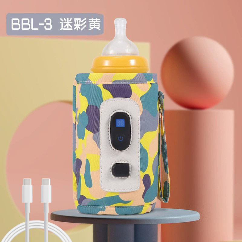 New Design Baby Bottle Warmer Wireless Outdoor Heating Milk Heater Baby Feeding Bottle Warmer for Outdoor Travel