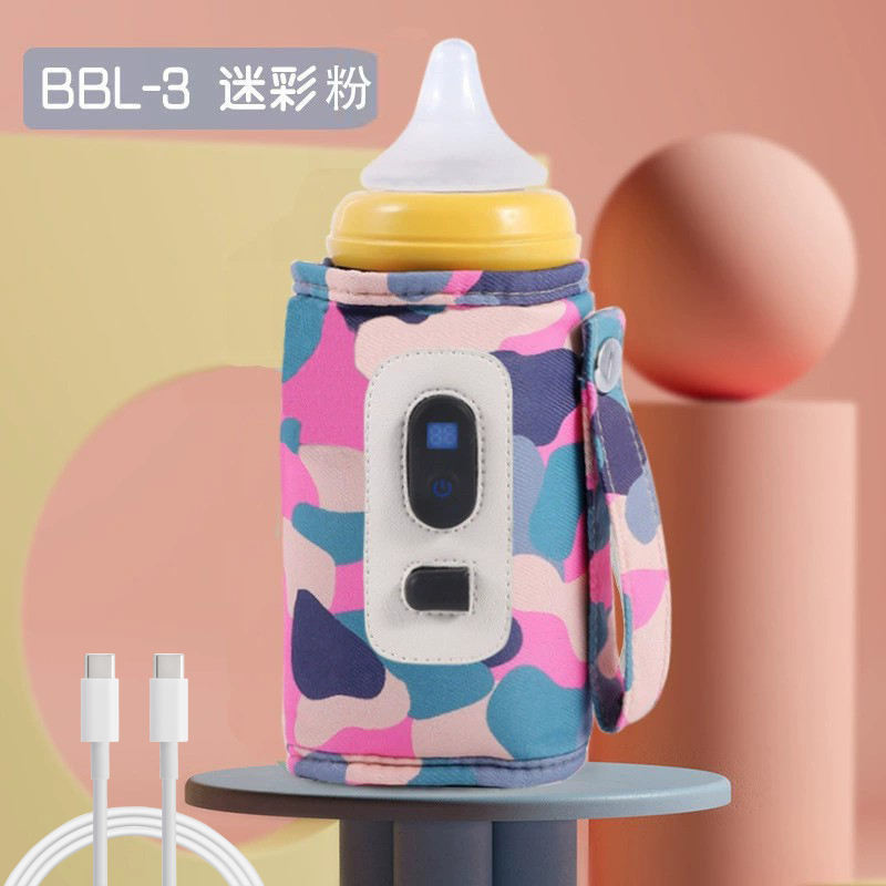 New Design Baby Bottle Warmer Wireless Outdoor Heating Milk Heater Baby Feeding Bottle Warmer for Outdoor Travel