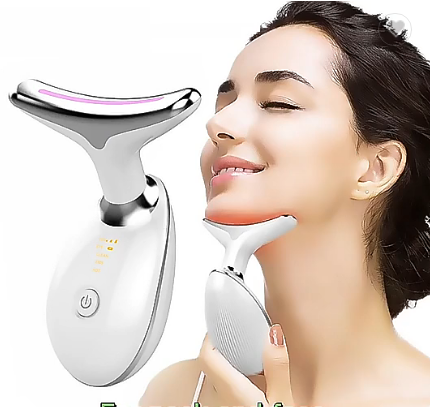 LED Photon Neck Massager Electric EMS Face Lifting Device Beauty Skin Care Wrinkle Removal ems neck massager