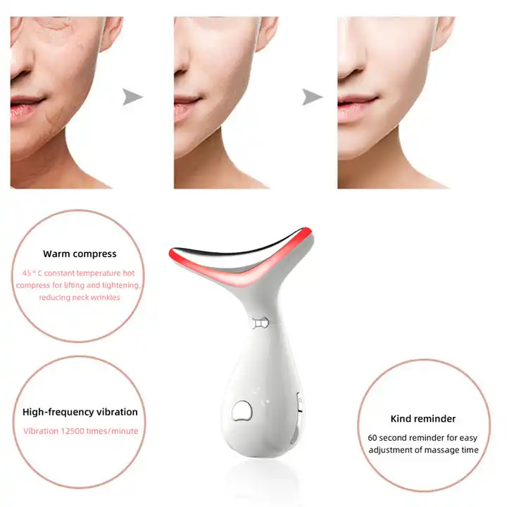 Home Use Beauty Devices V Shape Face Massager EMS Beauty Neck Face Lifting Device