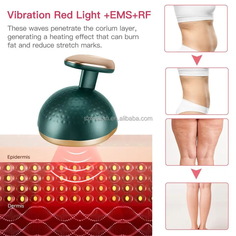 EMS Frequency Body Slimming Machine Fat Burner Slim Shaping Device LED Light Therapy Lose Weight Cellulite Massager