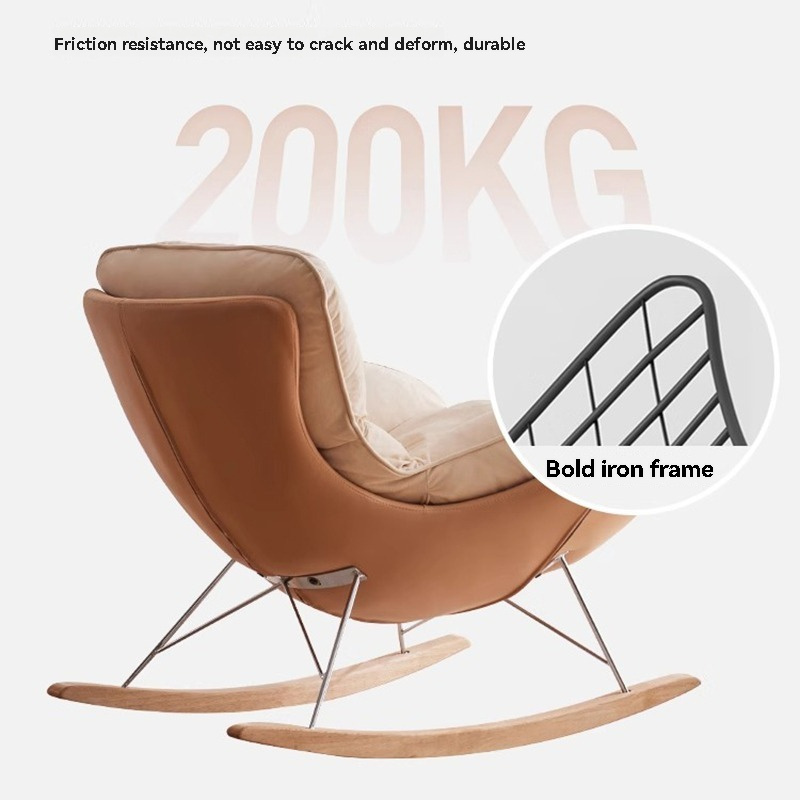 XTSFY-01 Single Recliner Sofa Rocking Chair Living Room Furniture Arm Chaise Leisure Lounge Chair Ottoman Living Room Chairs