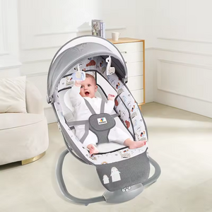 Factory wholesale 4 in 1 plush baby rocker swing for infants lay on stomach mastela