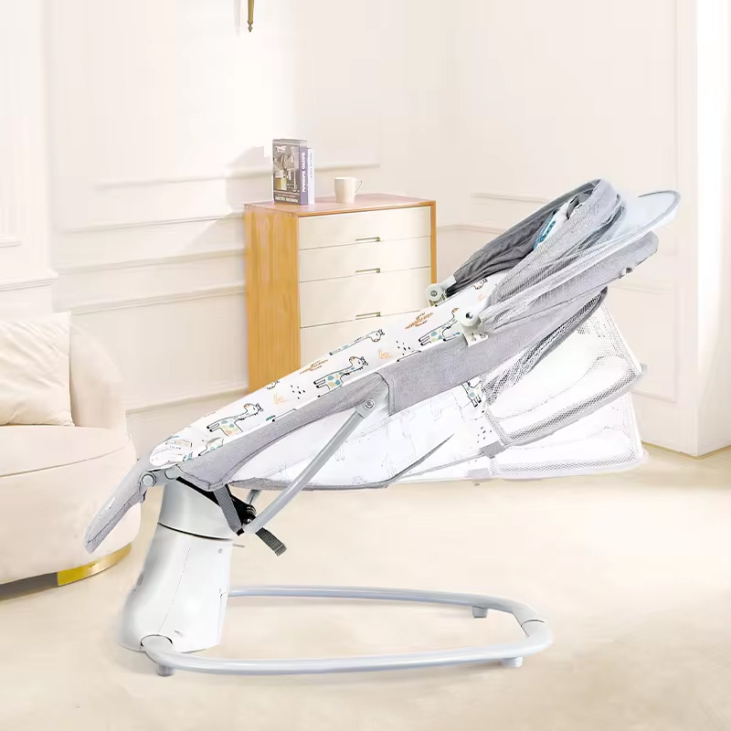 Factory wholesale 4 in 1 plush baby rocker swing for infants lay on stomach mastela